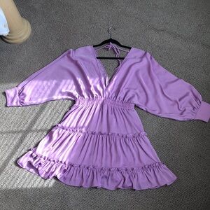 GLAM LONG SLEEVE DRESS NWOT